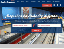 Tablet Screenshot of metrosantodomingo.com